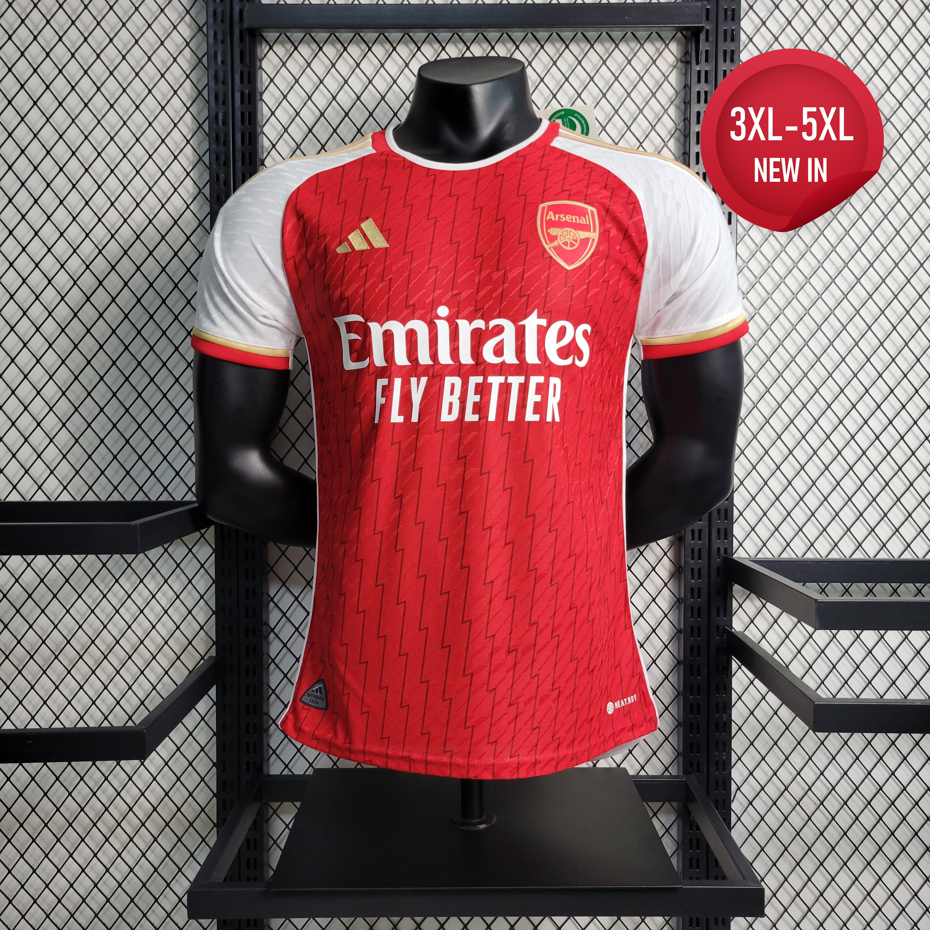 Arsenal 23-24 Home Stadium Jersey - Player Version